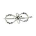 Flexi8 hair clips x-small and small various coloured beads with celtic cross